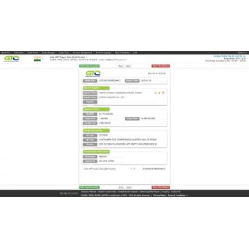 Amostra de dados de importação de cilindro de oxigênio na Índia