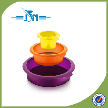 Multifunctional heart shape silicone baking tray with CE certificate