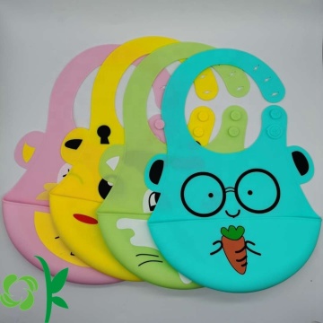 Animal Design Silicone Baby BPA-vrije waterdichte slabbetjes