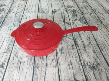 Cheap hot enamel cast iron pot/fry pan