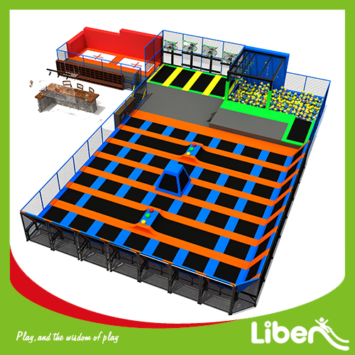 Commercial indoor trampolinle fitness for kids