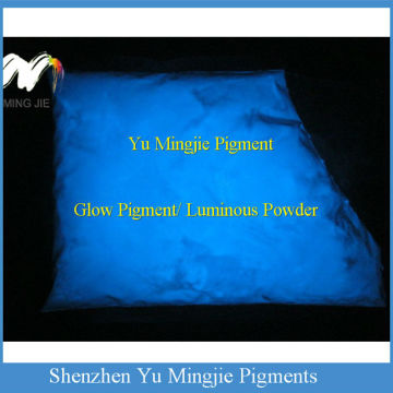 Sky-Blue Photoluminescent Powder, Sky-Blue Glow In The Dark Pigment Powder