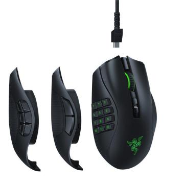 Ergonomics Razer Naga Pro Wireless Black Gaming Mouse with Swappable Side Plates