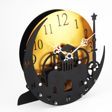Mktime the moon tower gear table clock