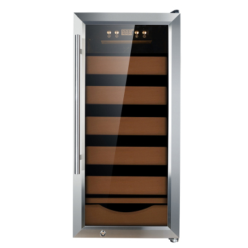 90L electrical compressor cooling cigar humidor cabinet