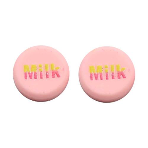 Dostawa Flatback Chocolate Candy Resin Beads Round Bean Letter Milk Decoration Charms na notatnik DIY Art Craft