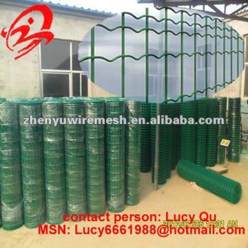 euro mesh fencing (PVC coated )