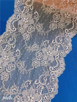 Wide Embroidery Lace Trim Fabric for Garment Accessories