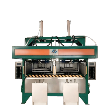 Double-cylinder double-station feeding forming machine