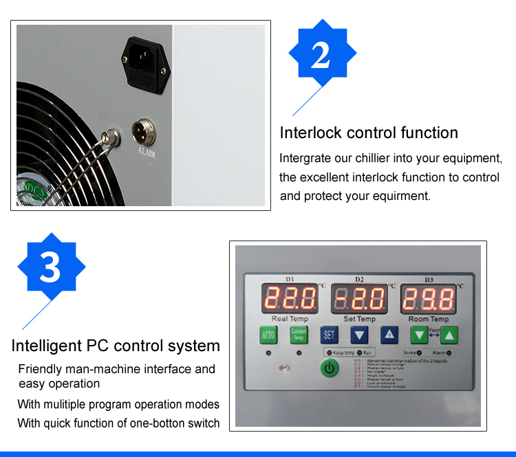 0.5HP 1450W CW5200 air cooled  industrial chiller recirculating chiller