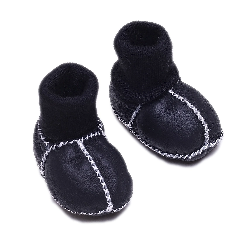 Various Color Sheepskin Fur Baby Shoes