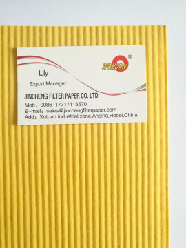 Un-Cured Oil Filter Paper