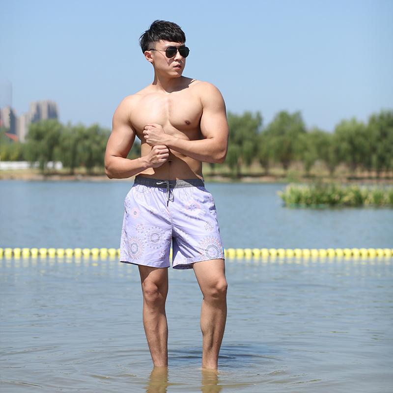 160GSM Bomull Polyester Digital Print Man&#39;s Swimshort