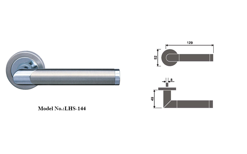 Modern Stylish Solid Door Handle Sets