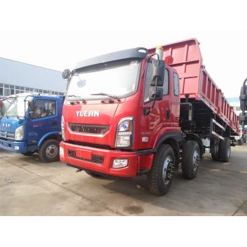 10 WHEELER 6X2 DUMP TRUCK สีแดงสำหรับขายส่ง