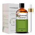 Органическое кокосовое масло 100% 100 мл для ухода за волосами на лице и тела высокое качество.
