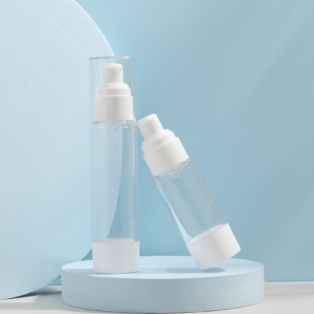 Custom Lotion Serum Airless Pump Bottles with Cap