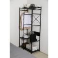 Customized Black Metal Clothing Racks