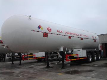 58500Liters gas LPG transportation semitrailer