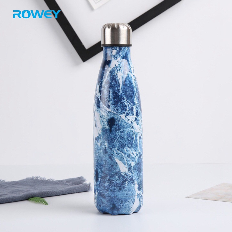 500ML/17OZ double wall colorful stainless steel insulated water bottle