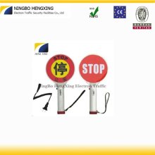 LED handheld stop plate(traffic control,road control)