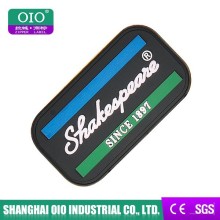 Double logo PVC technical brand garments logo designs for garments & jeans