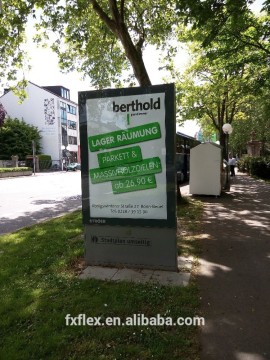 semi-coated frontlit 450g, 1000*1000, 16*16, matte