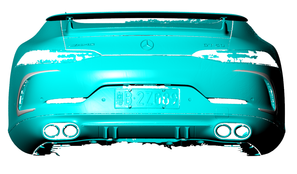 Carbon Fiber Rear Bumper Splitter Fins For Mercedes Benz AMG GT X290 Coupe GT43 GT50 GT53 2018 - 2021