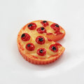 Pizza Ciasto W Kształcie Żywicy Cabochon Shaped Flatback Śliczne Mini Cabochon Koraliki DIY Craft Decor Koraliki Szlam Lodówka Decor