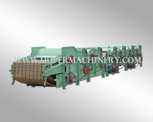 Textile recycling machine