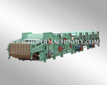 Textile recycling machine