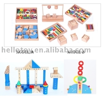 Wooden toys - magnetic puzzle for teacher (HTTG10)