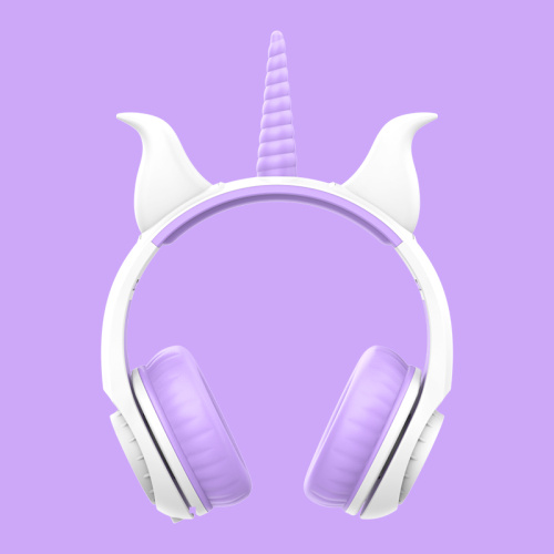 Mais novo LED Headphone Unicorn Glowing Headphones