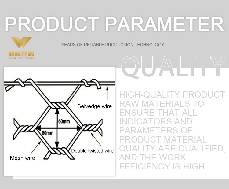 Gabion Box Stone Basket Hexagonal Woven wire mesh for stone loading for river flood control