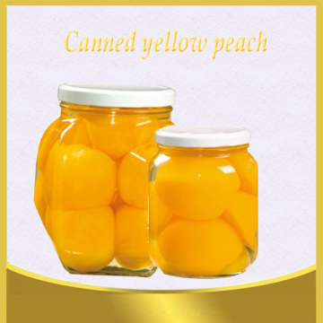canned yellow peach sliced in syrup