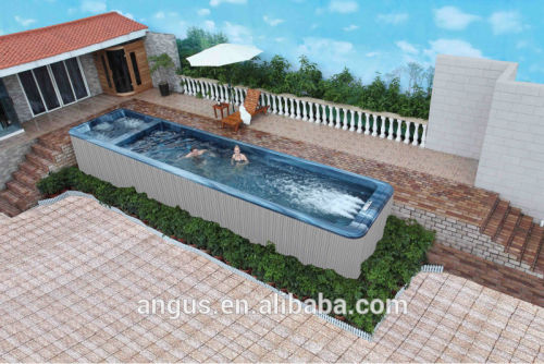 Big Gunite Fiberglass Pool Swimming with Massage YH-S10