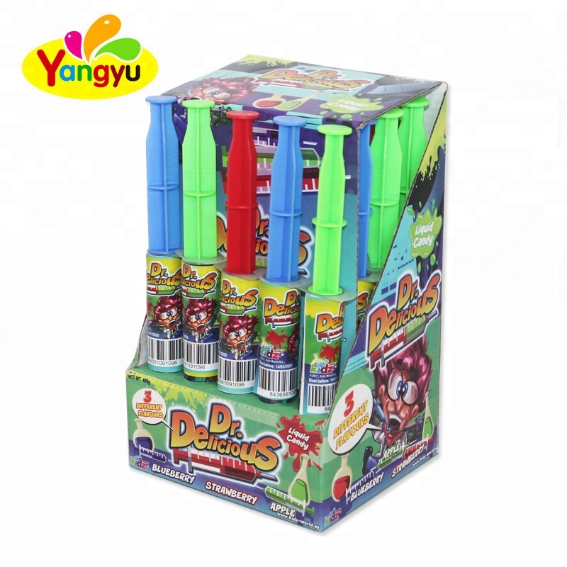 High Quality Big Doctor Syringe Fruity Jam Candy For Europe Market