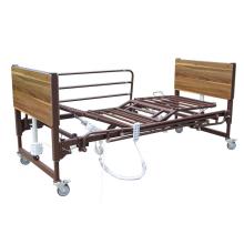 Electric foldable hospital bed for the elderly