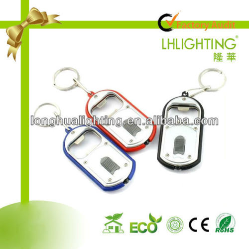 Promotion LED keychain light with opener