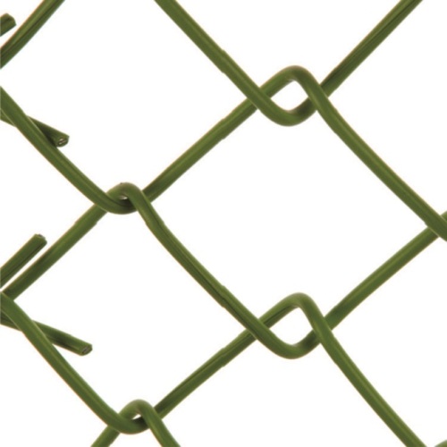 galvanized pvc coated football field chain link fence