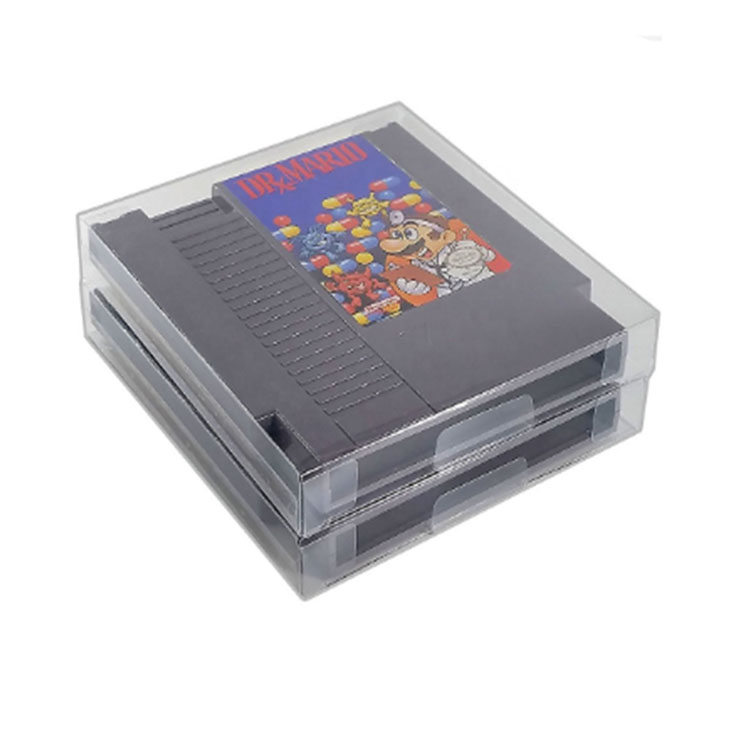 Pet PlasticTransparent Case Nes Game Box Protector