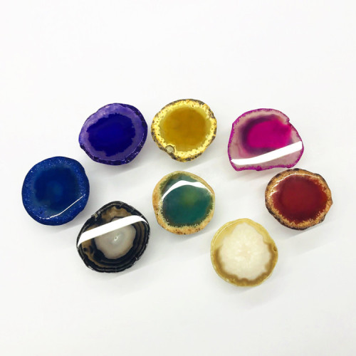 ที่วางโทรศัพท์มือจับ Druzy Agate Slice