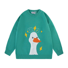 Men's Vintage Graphic Print Knit Sweater