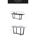 Nuevo diseño moderno juego de mesa de comedor simple