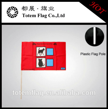 190T Polyester Material Hand Wave Flags With Custom Logo