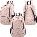 Aangepaste logo -afdrukken unisexcapacity mochilas reizen backpack