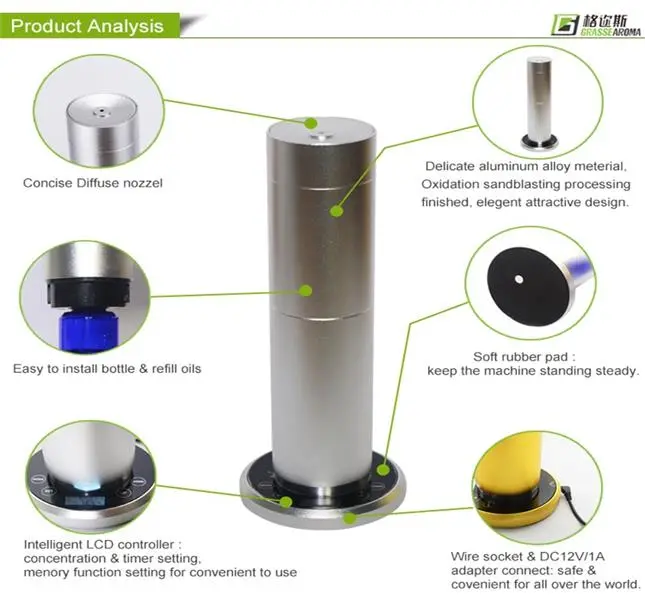 Ce Certification Automatic Electric Aroma Diffuser