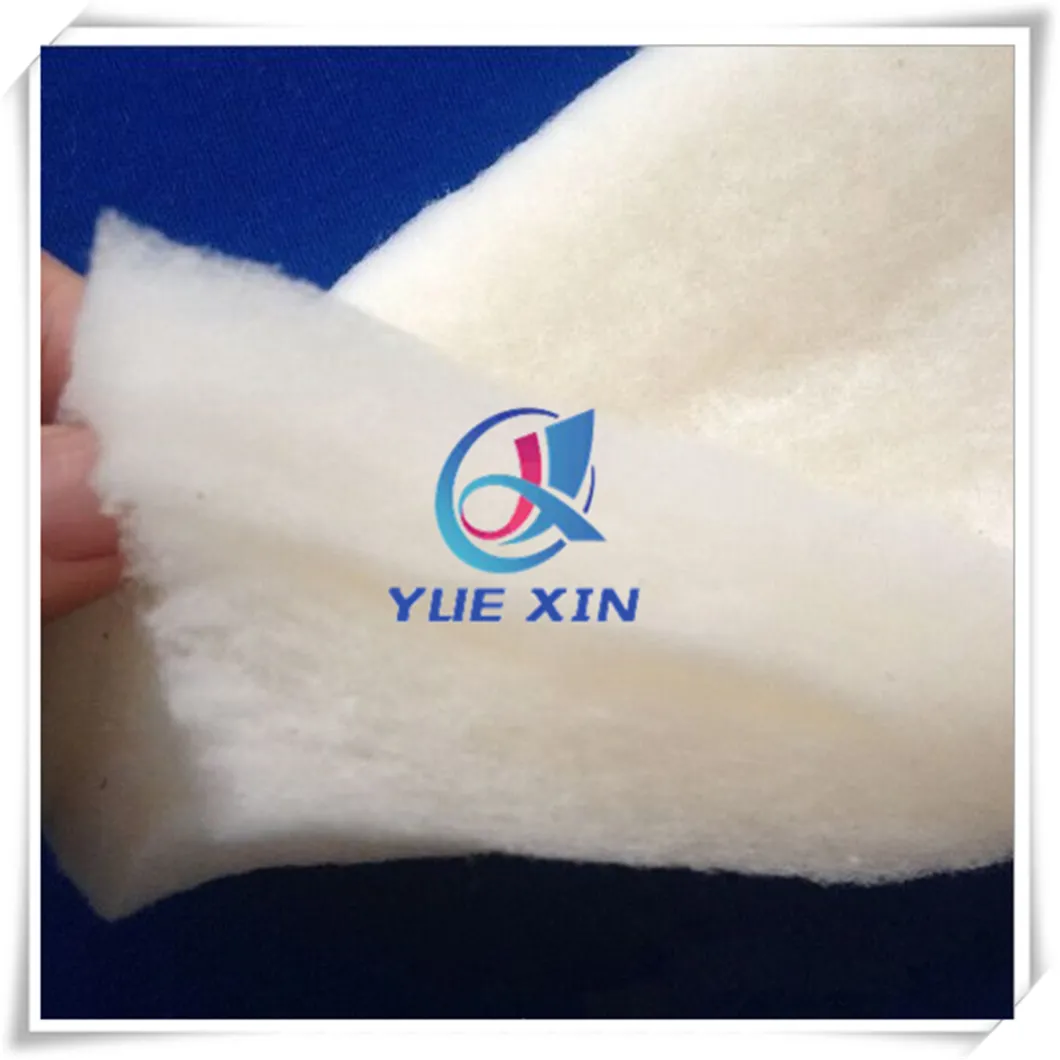 Filling Material Thermal Bonded Soft Pure Cotton Wadding