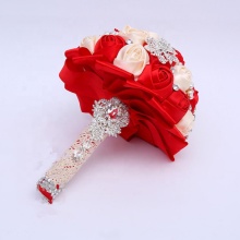 Luxurious Artificial Bridal Bouquets with Diamonds