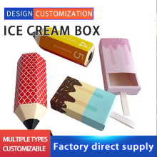 Customized food grade ice cream box